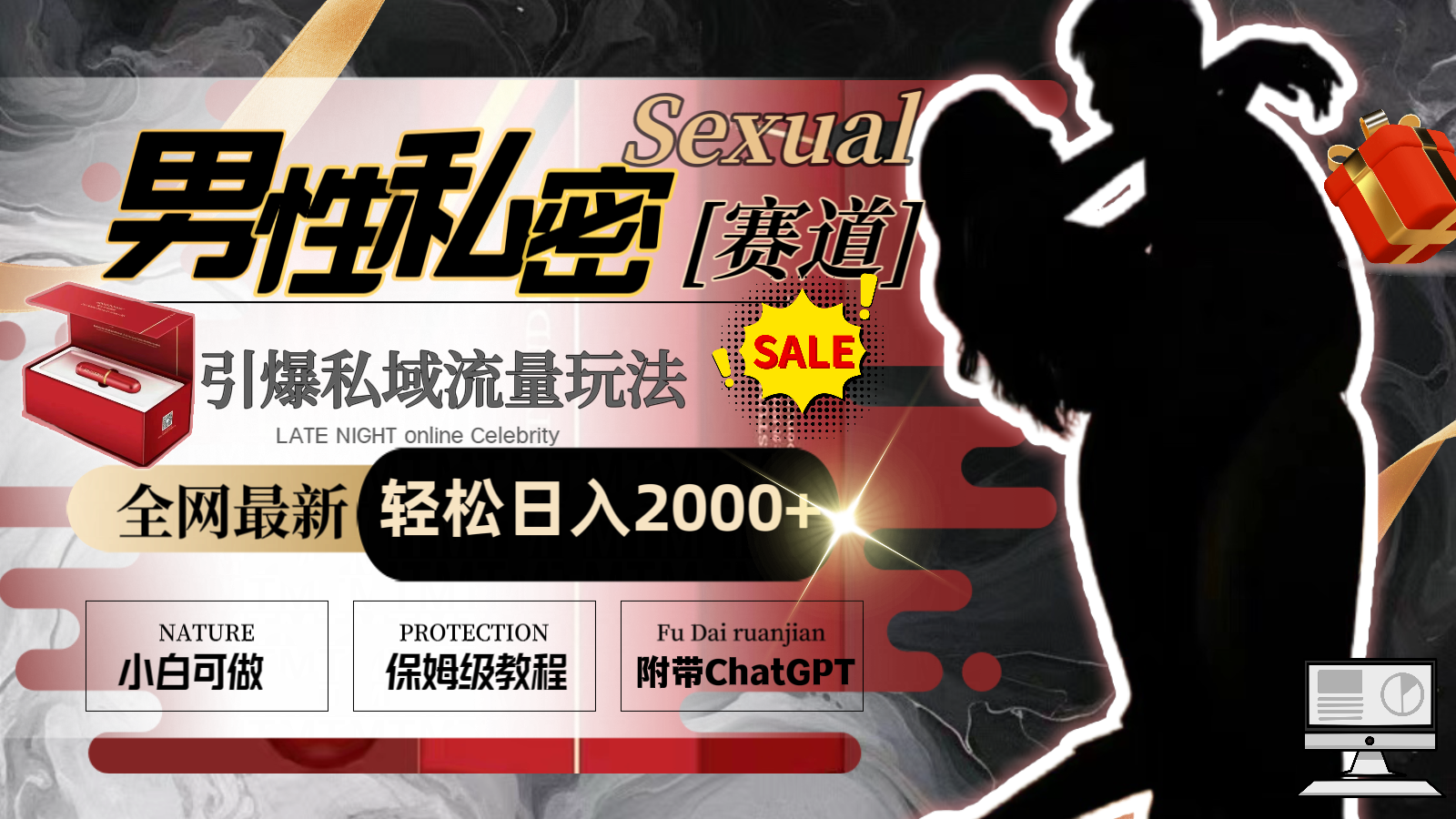 全网最新男性私密赛道玩法，引爆私域流量，轻松日入2000+-网创资源库