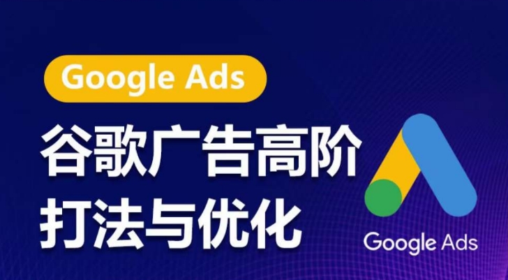 谷歌广告高阶打法与优化，凝结行业精华的谷歌广告体系课程，带你抓住流量红利，最大化ROI-网创资源库