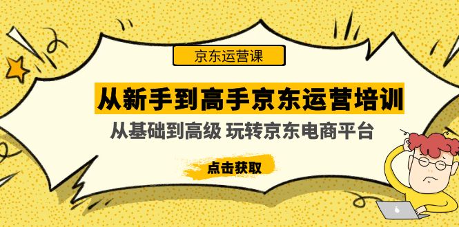 从新手到高手京东运营培训：从基础到高级 玩转京东电商平台(无中创水印) -网创资源库