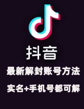 2024年11月抖音最新解封账号方法+解实名 自己真实实操已解2个号-网创资源库