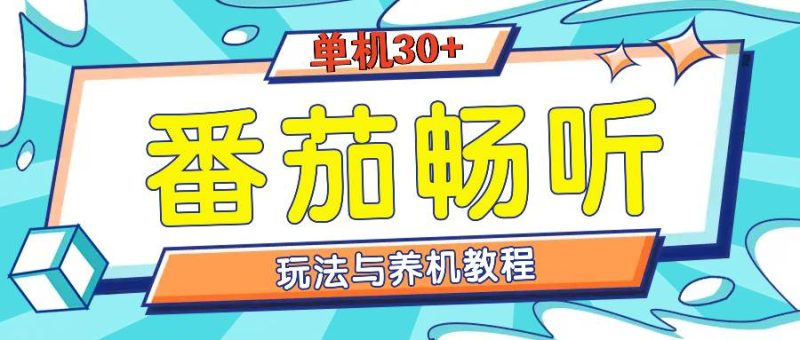 番茄畅听全方位教程与玩法：一天单设备日入30+不是问题-网创资源库