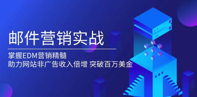 邮件营销实战，掌握EDM营销精髓，助力网站非广告收入倍增，突破百万美金-网创资源库