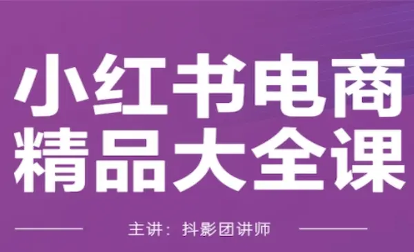 《小红书电商精品大全课》帮助你快速掌握小红书运营技巧，实现精准引流与爆单-网创资源库