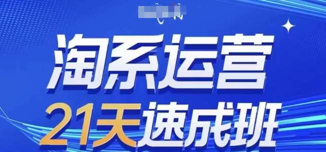 淘系运营21天速成班(更新25年5月)，0基础轻松搞定淘系运营，不做假把式-网创资源库