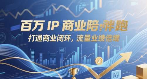 百万IP商业陪跑，打通商业闭环，流量业绩倍增-网创资源库