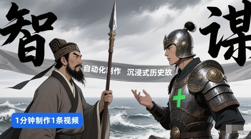 扣子工作流一键生成沉浸式历史故事，一天工作量，3分钟搞定-网创资源库
