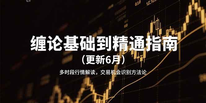 缠论基础到精通指南（更新6月）多时段行情解读，交易机会识别方法论-网创资源库