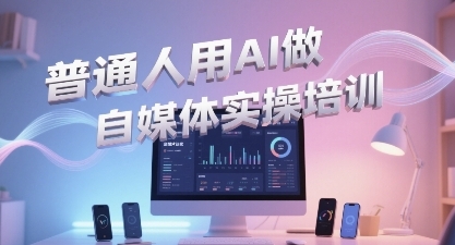 普通一个人用AI做自媒体，助你轻松开启AI自媒体创作之路-网创资源库