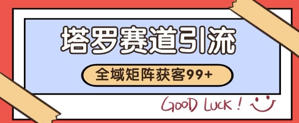 小红书某音塔罗赛道引流获客 自热矩阵日引200+【揭秘】-网创资源库