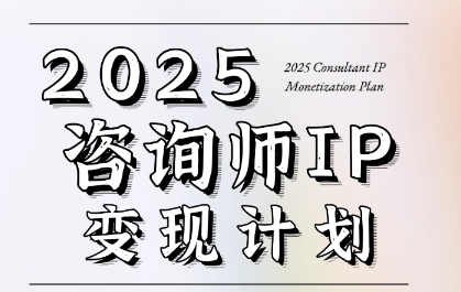 7天构建咨询师变现系统，2025咨询师IP变现计划训练营-网创资源库