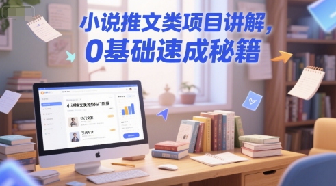 小说推文类项目讲解，0 基础速成秘籍-网创资源库