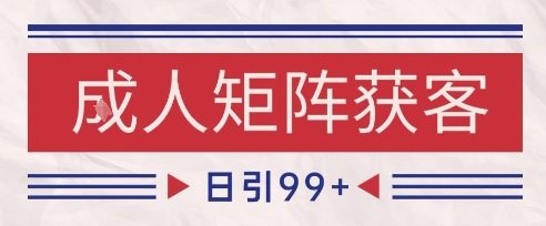 小红书某音橙人赛道引流获客，自热矩阵日引200+【揭秘】-网创资源库