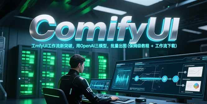 ComfyUI工作流新突破，用OpenAI三模型，批量出图(保姆级教程+工作流下载)-网创资源库