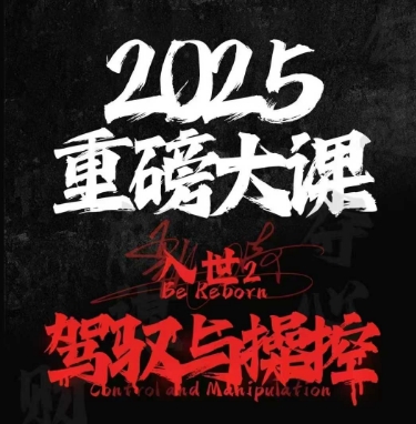 2025重磅大课，入世2，驾驭与控制-网创资源库