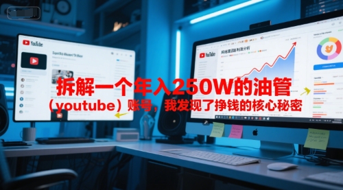 付费文章：拆解一个年入250W的油管（youtube）账号，我发现了挣钱的核心秘密-网创资源库