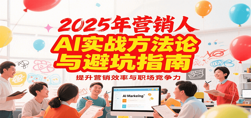 2025年营销实战方法论与避坑指南，利用AI提升营销效率与职场竞争力-网创资源库