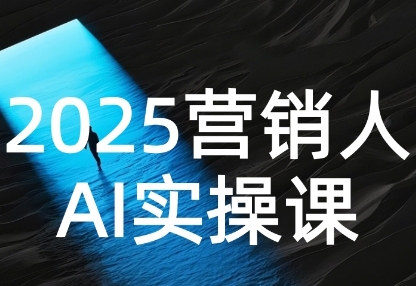 2025营销人Al实操课，AI营销抢跑实战，从Prompt到方案，效率碾压同行-网创资源库