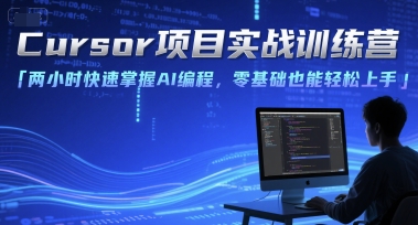 Cursor项目实战训练营，两小时快速掌握AI编程，零基础也能轻松上手-网创资源库