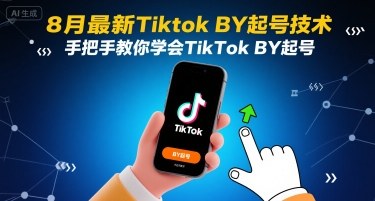 8月最新Tiktok搬运起号技术，手把手教你学会TikTok搬运起号-网创资源库