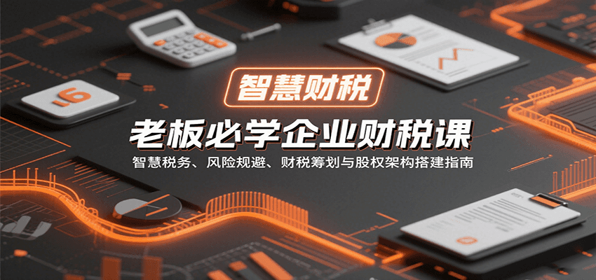 老板必学企业财税课：智慧税务、风险规避、财税筹划与股权架构搭建指南-网创资源库
