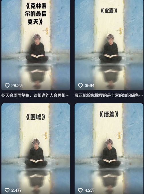 图片[2]-AI制作爆款书单，抖音42粉丝博主书单号制作拆解，单条视频28W赞-网创资源库