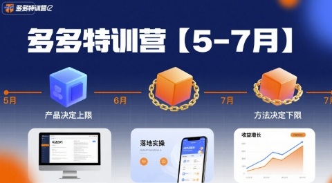 多多特训营【5-7月】产品决定上限，方法决定下限，各种玩法技巧落地实操-网创资源库